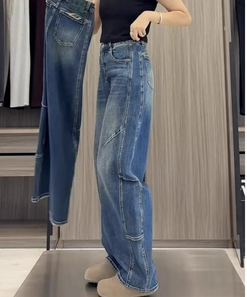 REBALANCE(リバランス)の「ワイドデザインデニム(デニムパンツ・レディース・A・X-LARGE/LARGE/MEDIUM)」の5枚目の写真