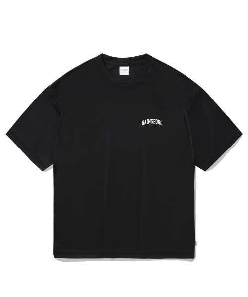 GAINSBORO(ゲインズボロ)の「クールモア スモールアーチロゴTシャツ_ブラック(Tシャツ/カットソー・レディース・その他・LARGE/MEDIUM)」の1枚目の写真