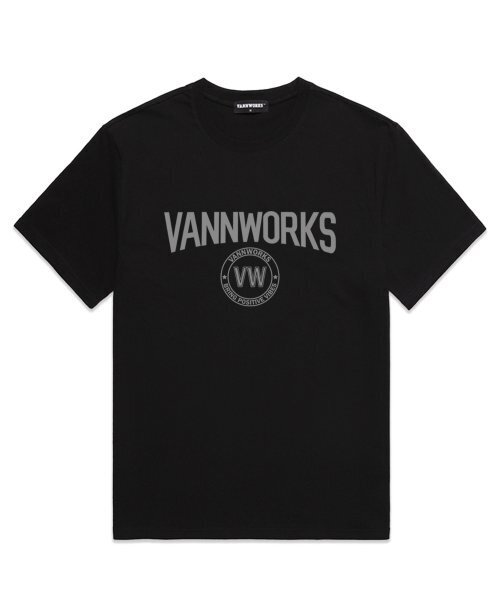 VANNWORKS(バンワークス)の「WIZARD オーバーサイズ 半袖Tシャツ (VS0048) ブラック/グレー(Tシャツ/カットソー・レディース・その他・LARGE/MEDIUM/SMALL/XX-LARGE/X-LARGE)」の2枚目の写真