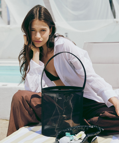 MOREMORR（モアモル）の「ONDE BAG メッシュバッグ black（ショルダーバッグ・レディース・ブラック・FREE）」の11枚目の写真