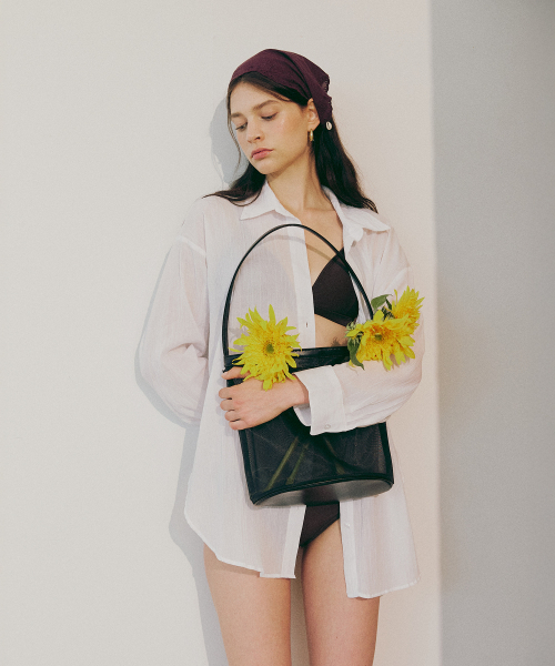MOREMORR（モアモル）の「ONDE BAG メッシュバッグ black（ショルダーバッグ・レディース・ブラック・FREE）」の8枚目の写真