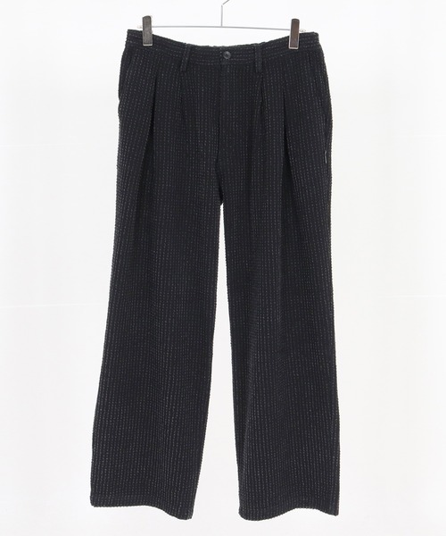 ADAM PATEK(アダムパテック)の「【ADAMPATEK/アダムパテック】needlestripe denim wide pants ワイドパンツ(デニムパンツ・メンズ・グレー/ブラック・1/2)」の7枚目の写真