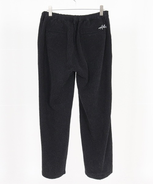 ADAM PATEK(アダムパテック)の「【ADAMPATEK/アダムパテック】needlestripe denim wide pants ワイドパンツ(デニムパンツ・メンズ・グレー/ブラック・1/2)」の8枚目の写真