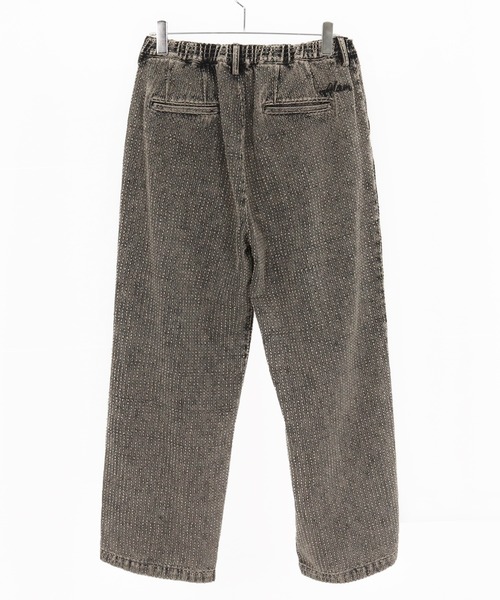 ADAM PATEK(アダムパテック)の「【ADAMPATEK/アダムパテック】needlestripe denim wide pants ワイドパンツ(デニムパンツ・メンズ・グレー/ブラック・1/2)」の12枚目の写真