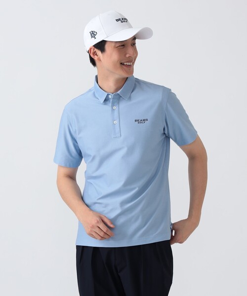 BEAMS GOLF(ビームスゴルフ)の「PURPLE LABEL / デニムライク レギュラーカラーシャツ(ポロシャツ・メンズ・ベージュ/インディゴブルー/サックスブルー・M/XL/L/S)」の3枚目の写真