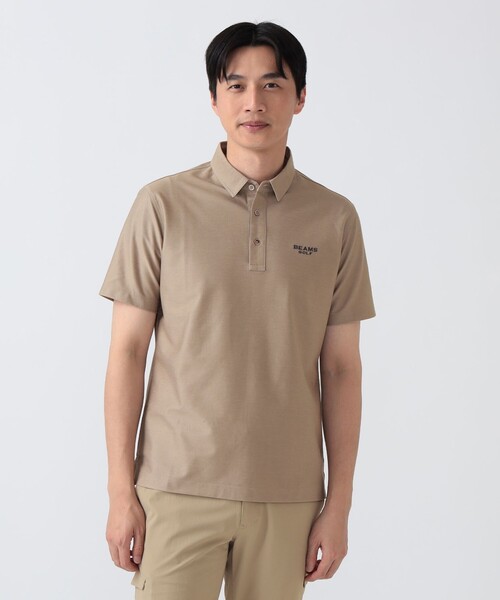 BEAMS GOLF(ビームスゴルフ)の「PURPLE LABEL / デニムライク レギュラーカラーシャツ(ポロシャツ・メンズ・ベージュ/インディゴブルー/サックスブルー・M/XL/L/S)」の9枚目の写真