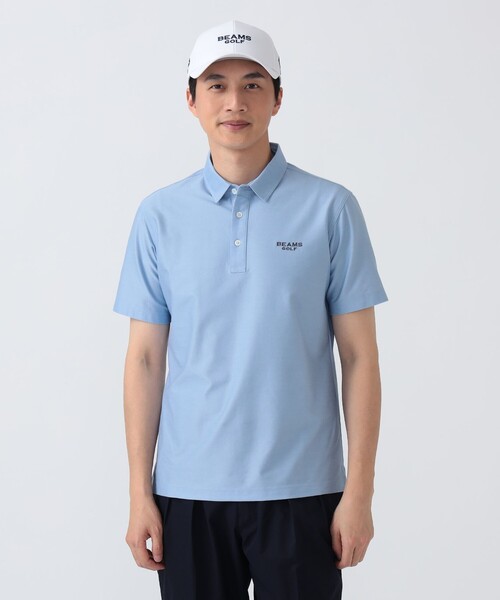 BEAMS GOLF(ビームスゴルフ)の「PURPLE LABEL / デニムライク レギュラーカラーシャツ(ポロシャツ・メンズ・ベージュ/インディゴブルー/サックスブルー・M/XL/L/S)」の13枚目の写真