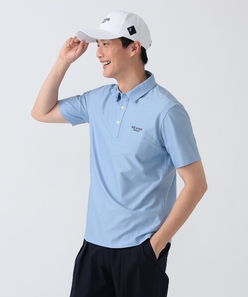 BEAMS GOLF(ビームスゴルフ)の「PURPLE LABEL / デニムライク レギュラーカラーシャツ(ポロシャツ・メンズ・ベージュ/インディゴブルー/サックスブルー・M/XL/L/S)」の14枚目の写真