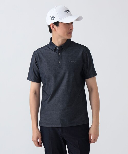 BEAMS GOLF(ビームスゴルフ)の「PURPLE LABEL / デニムライク レギュラーカラーシャツ(ポロシャツ・メンズ・ベージュ/インディゴブルー/サックスブルー・M/XL/L/S)」の15枚目の写真