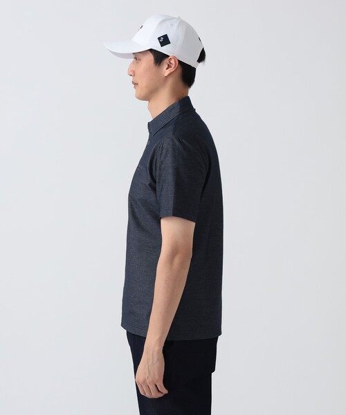BEAMS GOLF(ビームスゴルフ)の「PURPLE LABEL / デニムライク レギュラーカラーシャツ(ポロシャツ・メンズ・ベージュ/インディゴブルー/サックスブルー・M/XL/L/S)」の17枚目の写真