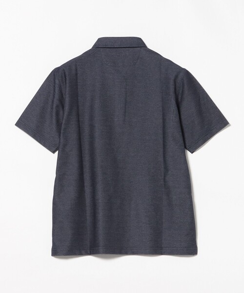 BEAMS GOLF(ビームスゴルフ)の「PURPLE LABEL / デニムライク レギュラーカラーシャツ(ポロシャツ・メンズ・ベージュ/インディゴブルー/サックスブルー・M/XL/L/S)」の5枚目の写真