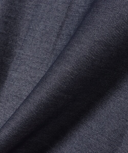 BEAMS GOLF(ビームスゴルフ)の「PURPLE LABEL / デニムライク レギュラーカラーシャツ(ポロシャツ・メンズ・ベージュ/インディゴブルー/サックスブルー・M/XL/L/S)」の6枚目の写真