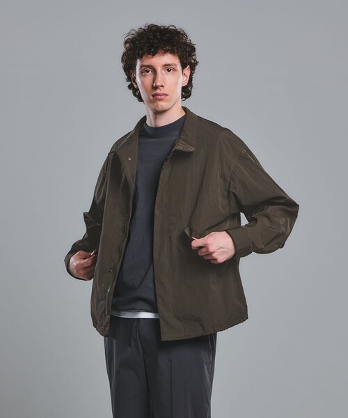 green label relaxing（グリーンレーベルリラクシング）の「DICROS ショート モッズ ブルゾン -撥水-（ブルゾン・メンズ・オリーブ/ダークグレー・XL/L/M/S）」の2枚目の写真