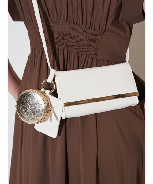 ELENDEEK（エレンディーク）の「3WAYベルトバッグ（ショルダーバッグ・レディース・オフホワイト/ブラック/ブラウン・FREE）」の13枚目の写真