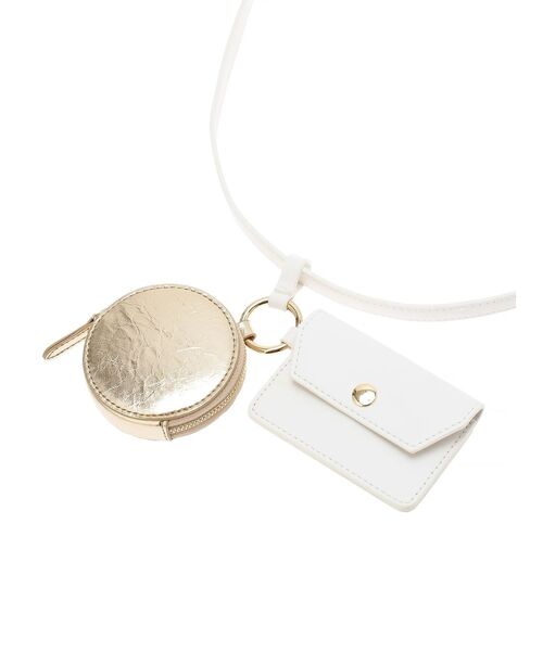 ELENDEEK（エレンディーク）の「3WAYベルトバッグ（ショルダーバッグ・レディース・オフホワイト/ブラック/ブラウン・FREE）」の10枚目の写真