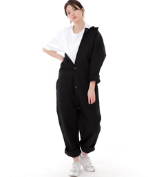 SAINTCREW（セントクルー）の「オーバーラウンドファティーグジャンプスーツ OF-501 ブラック（つなぎ/オールインワン）」