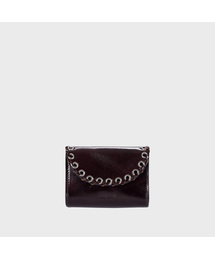 ALKI ALKA（アルキアルカ）の「Eyelet Card Wallet (Choco Brown)（札入れ/マネークリップ）」