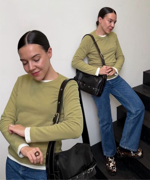LOSSYROW(ロッシロー)の「Essential Straight Denim Pants Blue(デニムパンツ・レディース・ブルー系その他・SMALL/MEDIUM)」の4枚目の写真