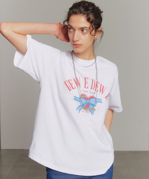 DEWEDEWE(デュイデュイ)の「リボントップス_ホワイト(Tシャツ/カットソー・レディース・その他・FREE)」の2枚目の写真