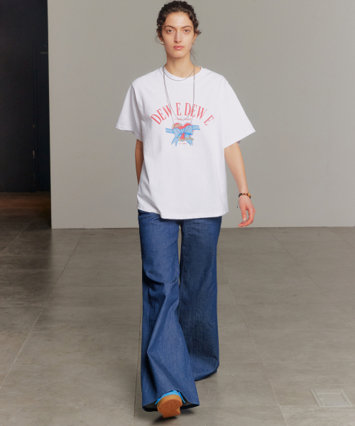 DEWEDEWE(デュイデュイ)の「リボントップス_ホワイト(Tシャツ/カットソー・レディース・その他・FREE)」の3枚目の写真