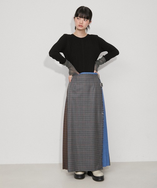 ADAM ET ROPE'（アダムエロペ）の「長袖カットソー（Tシャツ/カットソー・レディース・ブラック・FREE）」の2枚目の写真