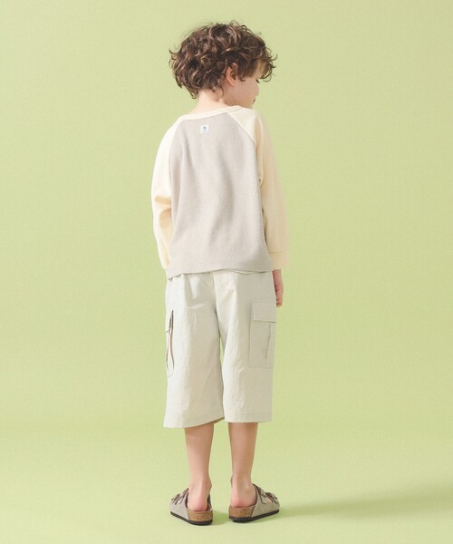 こども ビームス（コドモビームス）の「パイル ロングスリーブ Tシャツ 2026SS（100～140cm）（Tシャツ/カットソー・キッズ・ホワイト系その他6/ホワイト系その他5・90/140/130/120/110/100）」の7枚目の写真