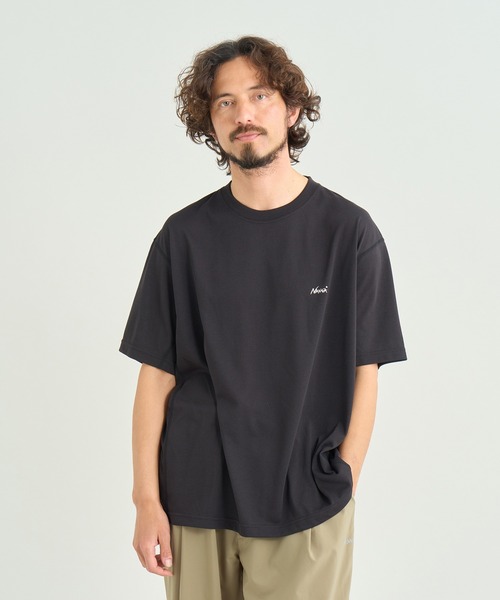 NANGA(ナンガ)の「DRY MIX PIVOT SLEEVE TEE/ドライミックス ピボットスリーブ Tシャツ(Tシャツ/カットソー・メンズ・ホワイト/ブラック/レッド・L/M/S/XL)」の4枚目の写真