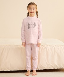 ルームウェア/パジャマ（ピンク/桃色系・ボーダー柄）ファッション通販