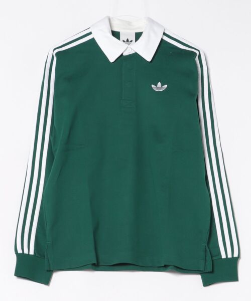 adidas アディダス M 3ST RUGBY LS POLO ロングスリーブ KE3572