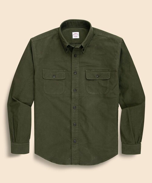 Cotton Shamo Acros double pocket casual — традиционный крой, джазовый стиль