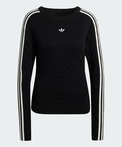 ADIDAS アディダス W LACE BARDOT LS ロングスリーブ KD0350 BLACK（T