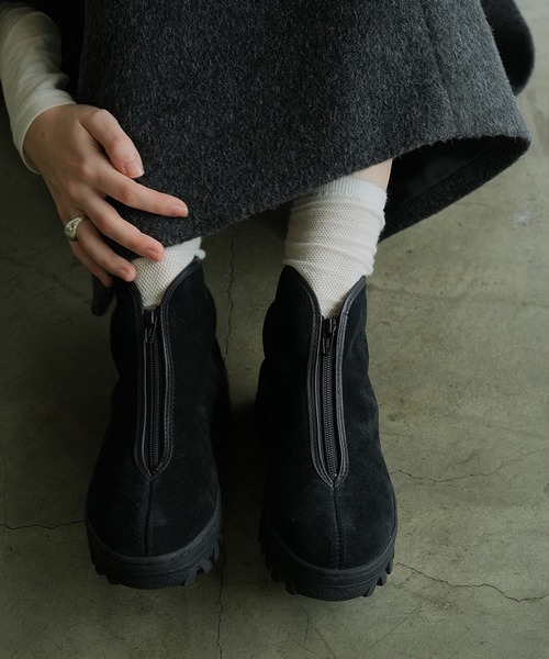 REPRODUCTION OF FOUND × CLANE ZIP BOOTS（スニーカー）｜CLANE