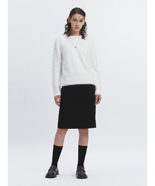 HAVELESS(ハブレス)の「FLUFFY PULL OVER ROUND KNIT WHITE(ニット/セーター・レディース・その他・FREE)」の2枚目の写真