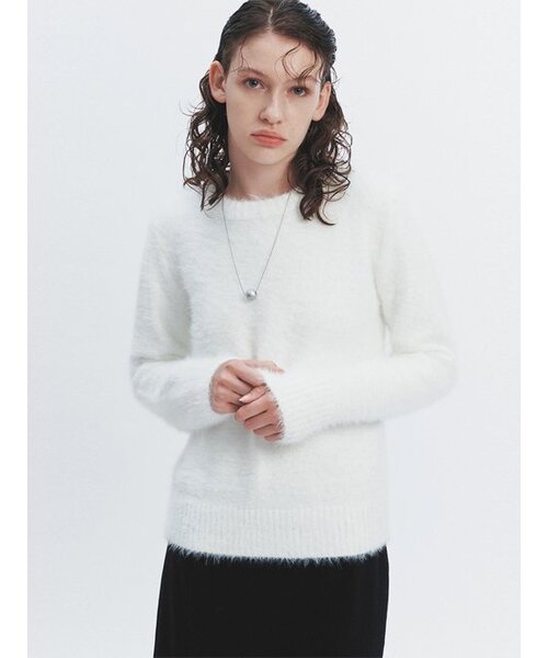 HAVELESS(ハブレス)の「FLUFFY PULL OVER ROUND KNIT WHITE(ニット/セーター・レディース・その他・FREE)」の4枚目の写真