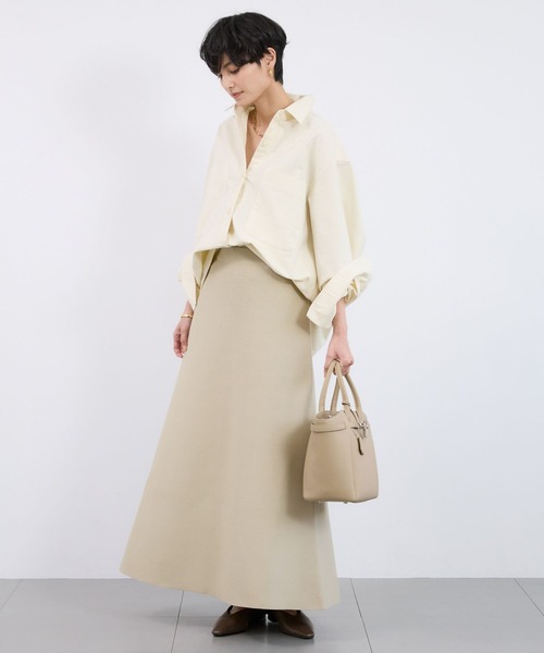 BARNYARDSTORM(バンヤードストーム)の「BARNYARDSTORM / ニットフレアスカート <セットアップ対応>【WEB限定】(スカート・レディース・ネイビー/ベージュ/ブラック・FREE)」の9枚目の写真