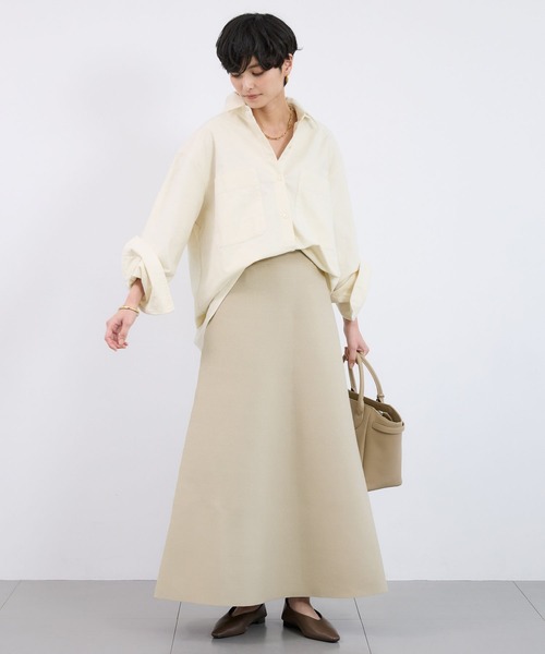 BARNYARDSTORM(バンヤードストーム)の「BARNYARDSTORM / ニットフレアスカート <セットアップ対応>【WEB限定】(スカート・レディース・ネイビー/ベージュ/ブラック・FREE)」の10枚目の写真