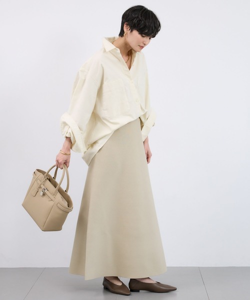 BARNYARDSTORM(バンヤードストーム)の「BARNYARDSTORM / ニットフレアスカート <セットアップ対応>【WEB限定】(スカート・レディース・ネイビー/ベージュ/ブラック・FREE)」の11枚目の写真