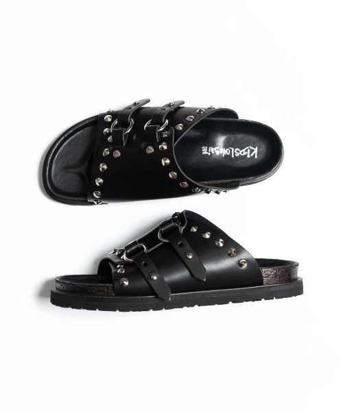KIDS LOVE GAITE(キッズラブゲイト)の「KIDS LOVE GAITE Leather sandal (KLG-SD)(サンダル・メンズ・ブラック・26.5/28.5/27.5)」の2枚目の写真