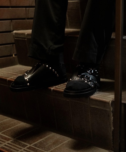 KIDS LOVE GAITE(キッズラブゲイト)の「KIDS LOVE GAITE Leather sandal (KLG-SD)(サンダル・メンズ・ブラック・26.5/28.5/27.5)」の9枚目の写真