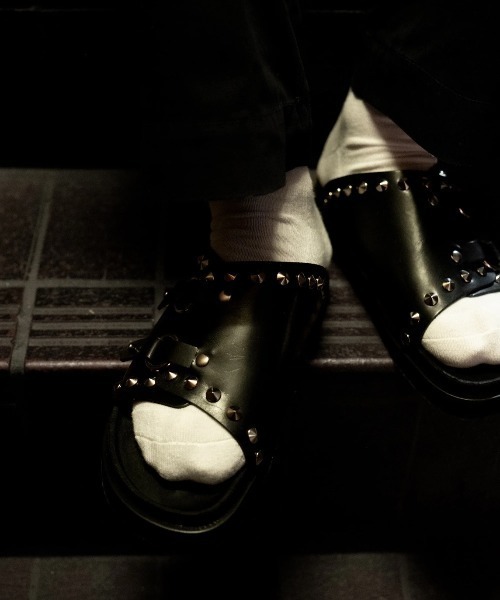 KIDS LOVE GAITE(キッズラブゲイト)の「KIDS LOVE GAITE Leather sandal (KLG-SD)(サンダル・メンズ・ブラック・26.5/28.5/27.5)」の10枚目の写真