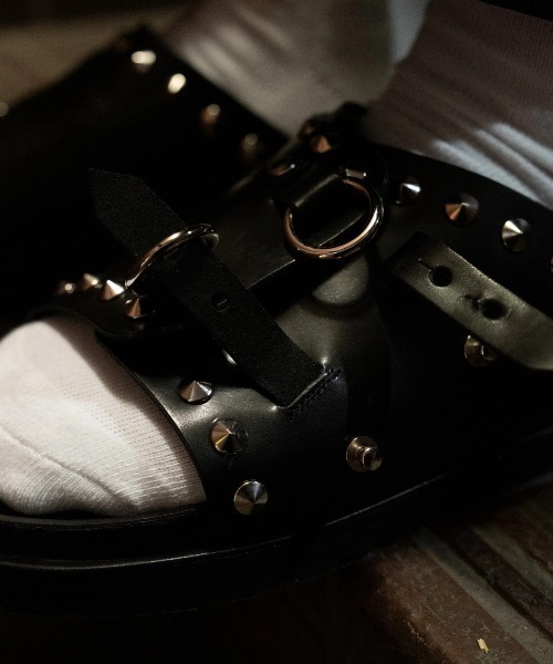 KIDS LOVE GAITE(キッズラブゲイト)の「KIDS LOVE GAITE Leather sandal (KLG-SD)(サンダル・メンズ・ブラック・26.5/28.5/27.5)」の11枚目の写真