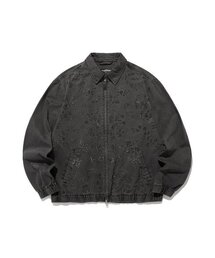NICE GHOST CLUB（ナイスゴーストクラブ）の「TATTOO HARRINGTON DYED JACKET_BLACK(NG2ESUJ201A)（ナイロンジャケット）」