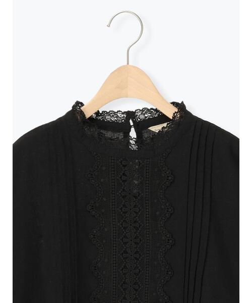 Samansa Mos2(サマンサ モスモス)の「前立てレース切替ブラウス(シャツ/ブラウス・レディース・ベージュ/グレー/オフホワイト/ブラック・F)」の22枚目の写真