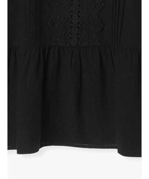 Samansa Mos2(サマンサ モスモス)の「前立てレース切替ブラウス(シャツ/ブラウス・レディース・ベージュ/グレー/オフホワイト/ブラック・F)」の20枚目の写真