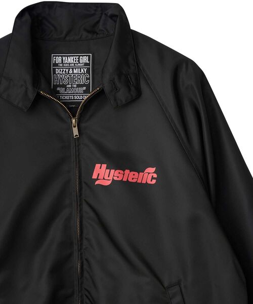 HYSTERIC GLAMOUR（ヒステリックグラマー）の「REVERB WOMAN スタンドカラージャケット（ブルゾン・メンズ・ブラック/ブルー/ホワイト・SMALL/LARGE/MEDIUM/X-LARGE）」の4枚目の写真