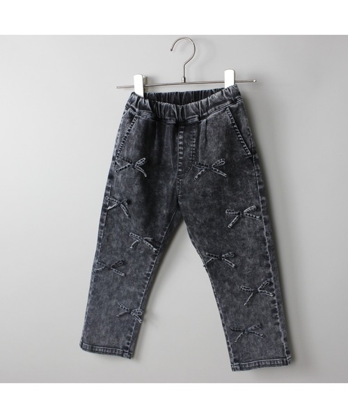 maarook(マルーク)の「接触冷感デニムリボンロングパンツ(デニムパンツ・キッズ・ネイビー/ブラック・110cm/120cm/130cm/100cm)」の10枚目の写真