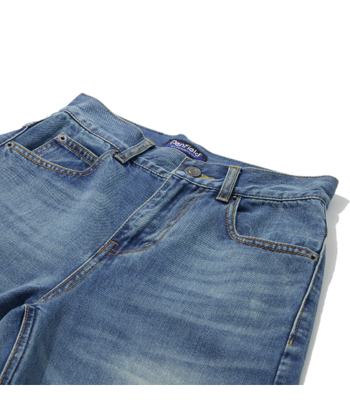 PENFIELD（ペンフィールド）の「ウィメンズ 1975 ウォッシュドセルビッジジンスカイブルー_FR1WP03U（デニムパンツ・レディース・スカイブルー・FREE）」の8枚目の写真