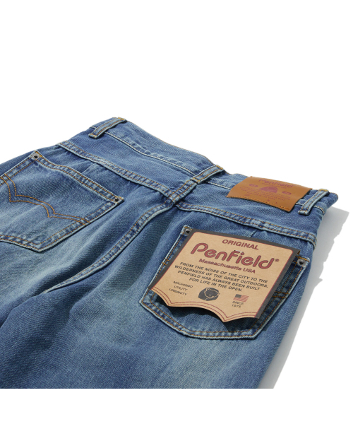 PENFIELD（ペンフィールド）の「ウィメンズ 1975 ウォッシュドセルビッジジンスカイブルー_FR1WP03U（デニムパンツ・レディース・スカイブルー・FREE）」の9枚目の写真