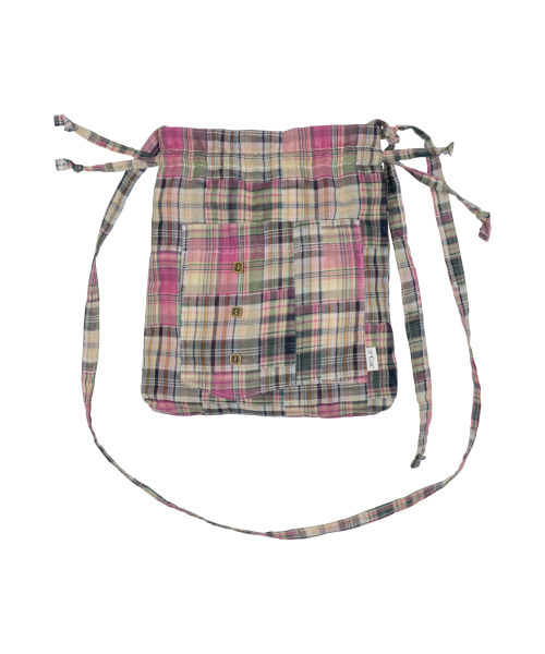 THECOLDESTMOMENT(ザコールデストモーメント)の「TCM vintage check pouch bag (purple)(メッセンジャーバッグ・レディース・その他・ONE SIZE)」の4枚目の写真