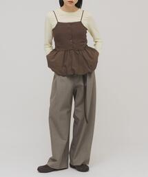 KBF（ケイビーエフ）の「バルーンビスチェSETトップス（Tシャツ/カットソー）」